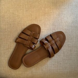 Madewell tan slides